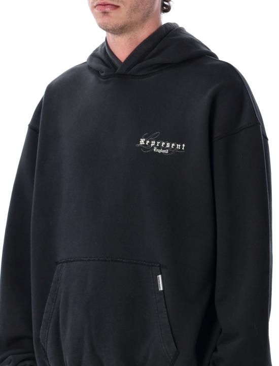 26SS 리프레젠트 후드 티셔츠 MLM100374 06 VINTAGE BLACK - REPRESENT