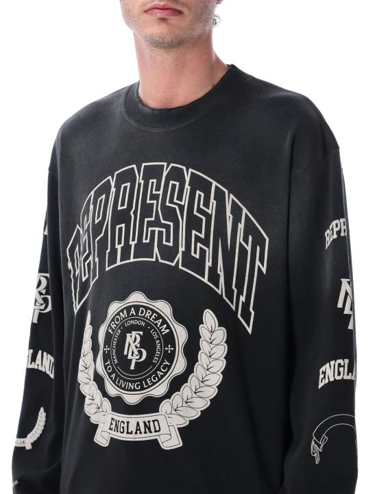 26SS 리프레젠트 반팔 티셔츠 MLM100371 04 STAINED BLACK - REPRESENT