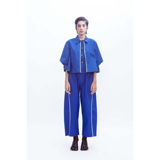  ARDDUN AGENCY 블라우스 아르둔 에이전시 플럭스 셔츠 세룰리안 블루