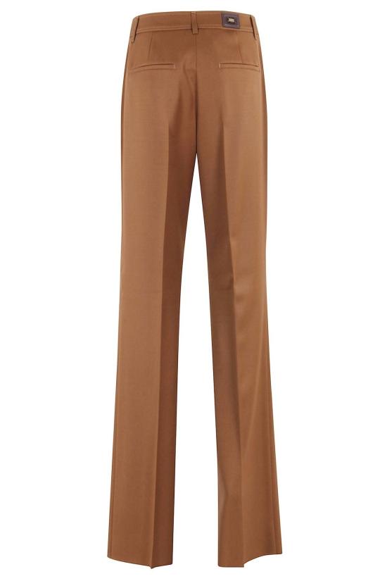  막스마라 스트레이트 팬츠 막스 마라 칸  타바코 - MAX MARA