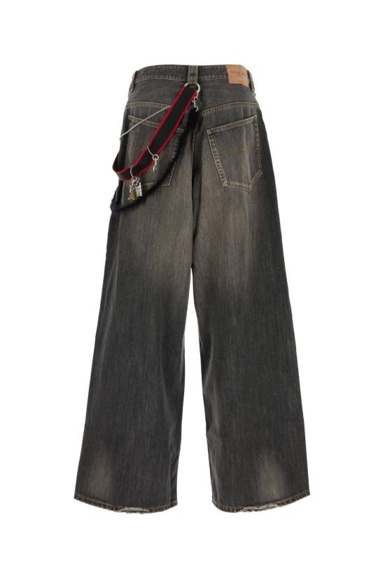  발렌시아가 데님 팬츠 참스 배기  다크 그레이 - BALENCIAGA