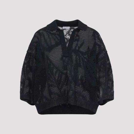  브루넬로 쿠치넬리 스웨터 Brunello Cucinelli Dazzling Water Lillies  Abisso