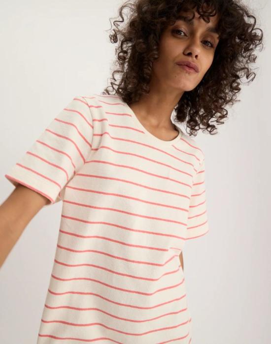  이네스 드 라 프레상쥬 숏 원피스 Ines De La Fressange Axelle 티셔츠 드레스 - INES DE LA FRESSANGE