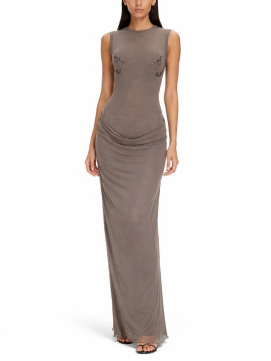  장 폴 고티에 롱 원피스 니들스 롱 드레스 그레이 - JEAN PAUL GAULTIER