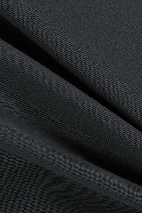  아모멘토 스트레이트 팬츠 드로스트링 와이드  차콜 - AMOMENTO