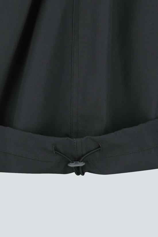  아모멘토 스트레이트 팬츠 드로스트링 와이드  차콜 - AMOMENTO