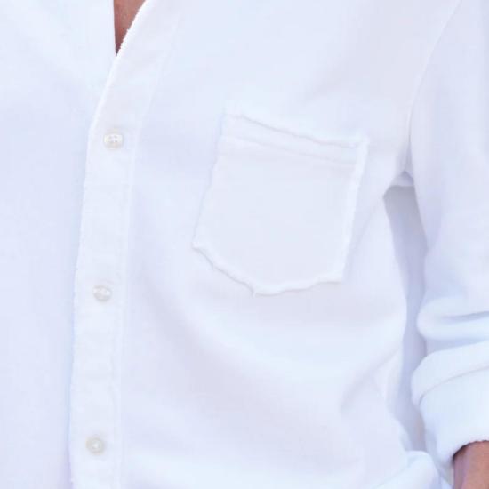  프랭크 앤 에일린 셔츠 프랭크 & 아일린 아일린 스웨트셔츠 버튼업 라피스 - FRANK & EILEEN