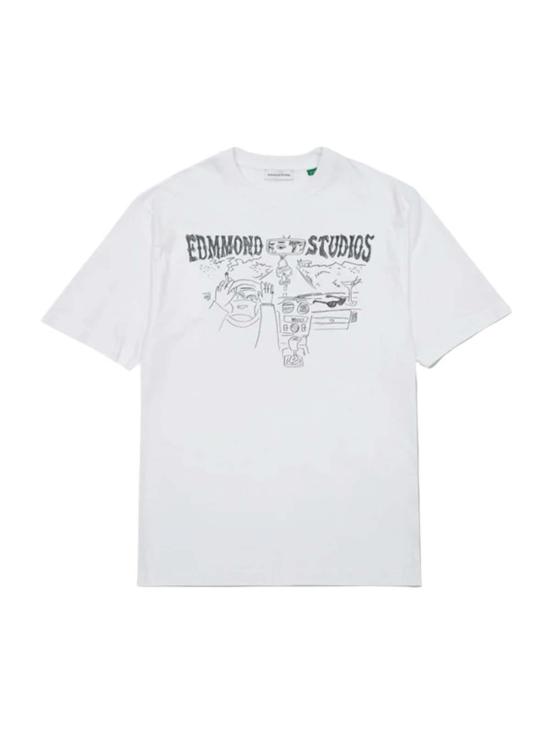  에드몬드 스튜디오 반팔 티셔츠 에드먼드 스튜디오 프레시 클래식 티셔츠 화이트