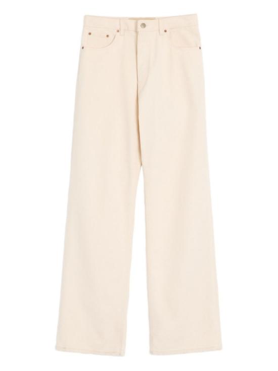  발렌티노 가라바니 데님 팬츠 발렌티노 데님 코튼 진 아이보리