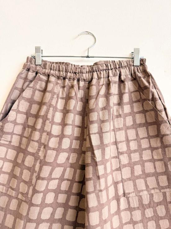  Happy French Gang 스트레이트 팬츠 해피 프렌치 갱 오마르 브라운 그리드 - OTHER BRANDS