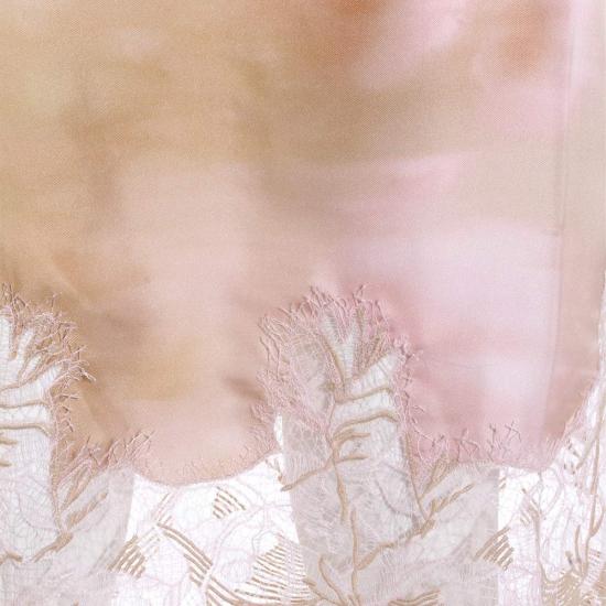  파비아나 필리피 미디 스커트 연분홍 실크  베이지 - FABIANA FILIPPI