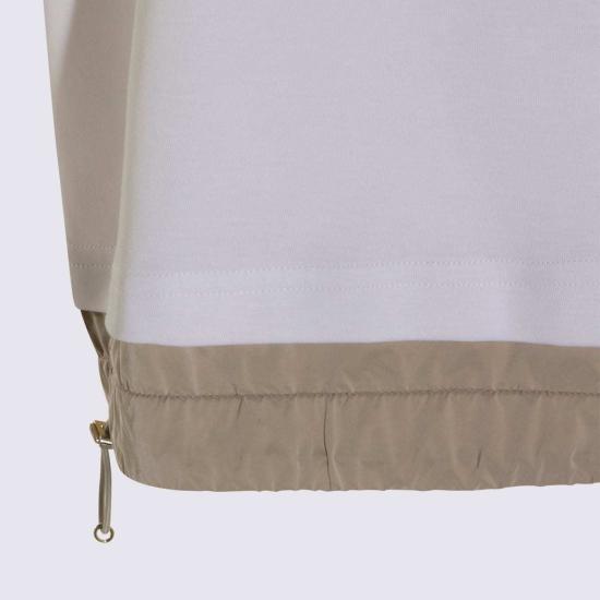  무레르 반팔 티셔츠 무어러 코튼 티셔츠 비앙코/펄 - MOORER