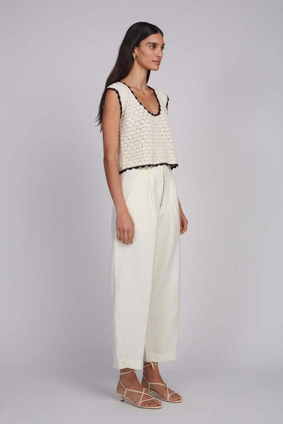  일레븐 식스 블라우스 자리아 크로셰 탑 - ELEVEN SIX