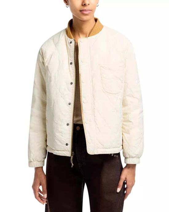  더 그레이트 봄버 자켓 . 양면 착용 가능한 초경량 패딩 코트 - THE GREAT