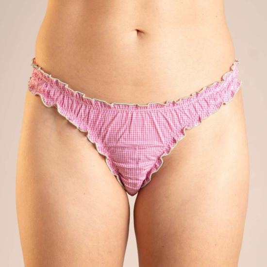  르 부두아르 로스앤젤레스 팬티 Leboudoirlosangeles La Brigitte Tanga - LE BOUDOIR LOS ANGELES