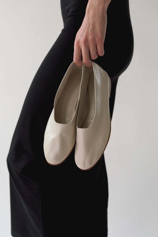  마르티니아노 플랫 슈즈 장갑 신발 도자기 - MARTINIANO