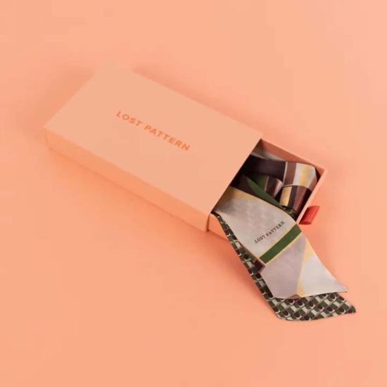  Lost Pattern 머플러/스카프 로스트 패턴 모듈러 실크 스키니 스카프 - OTHER BRANDS