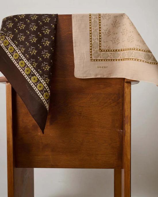  쉐르 머플러/스카프 Soeur Classique 핑크 스카프 - SOEUR