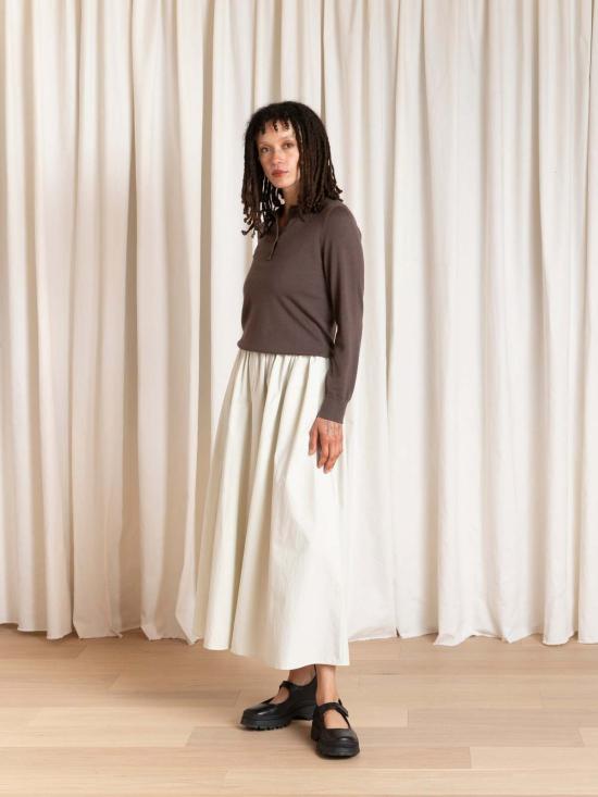  알리 골든 스웨터 피티드 폴로 풀오버  토프 - ALI GOLDEN