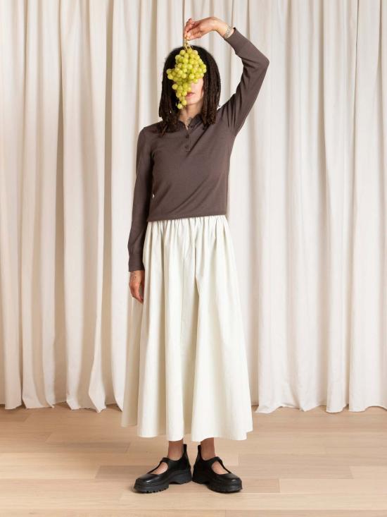  알리 골든 스웨터 피티드 폴로 풀오버  토프 - ALI GOLDEN