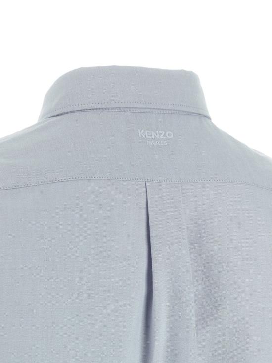 26SS 겐조 보케 플라워 쇼트 슬리브 셔츠 FG55CH1099LO63 Blue - KENZO