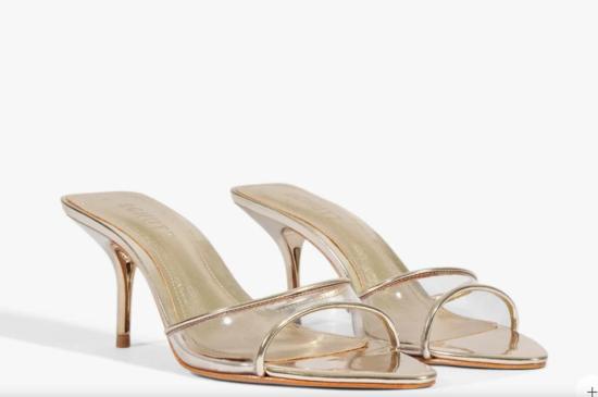  슈츠 샌들 Schutz Elodie 비닐  플래티넘
