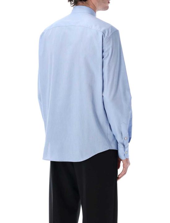  발렌티노 가라바니 긴팔 셔츠 Valentino Garavani Vlogo 옥스포드 셔츠 스카이 스프링 - VALENTINO GARAVANI