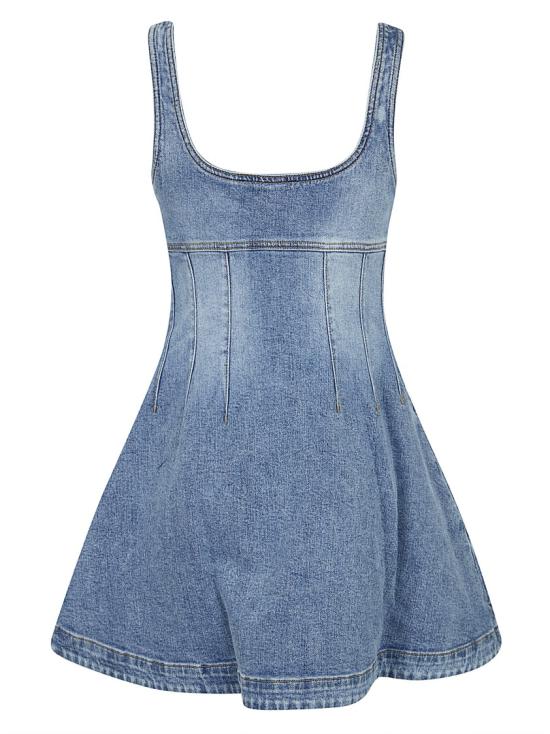 26SS 셀프 포트레이트 데님 원피스 RS26 812S Blue - SELF PORTRAIT