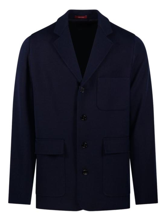 26SS 구찌 싱글 브레스트 코튼 저지 재킷 846713ZAM6R4240 Blue