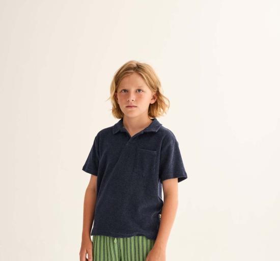  [키즈] Cozmo 티셔츠 키즈 코즈모 마엘 폴로 티셔츠  블루 - OTHER BRANDS