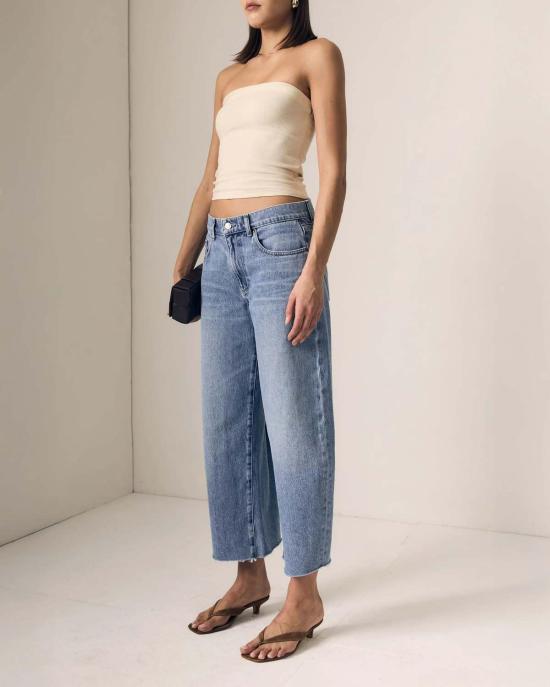  르장 데님 팬츠 노마드 앵클 진 - LE JEAN