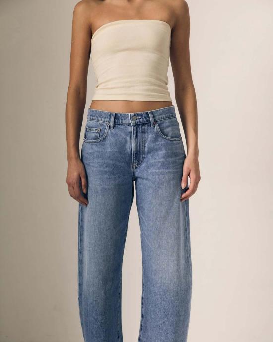  르장 데님 팬츠 노마드 앵클 진 - LE JEAN