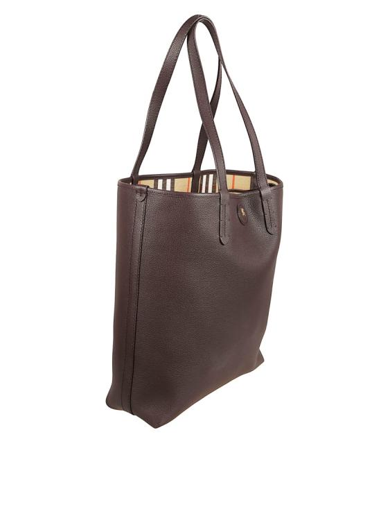 26SS 버버리 리버시블 블룸즈버리 노스 사우스 토트백 8119064 C1900 Brown - BURBERRY