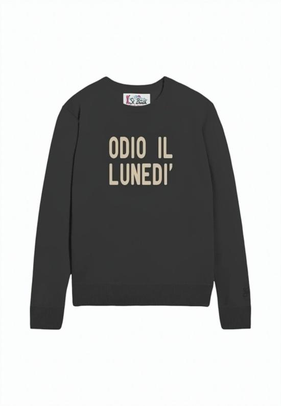 25FW 세인트바쓰 스웨터 QUE001004101I Black
