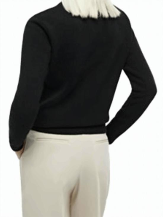 25FW 세인트바쓰 스웨터 QUE001004101I Black - MC2 SAINT BARTH