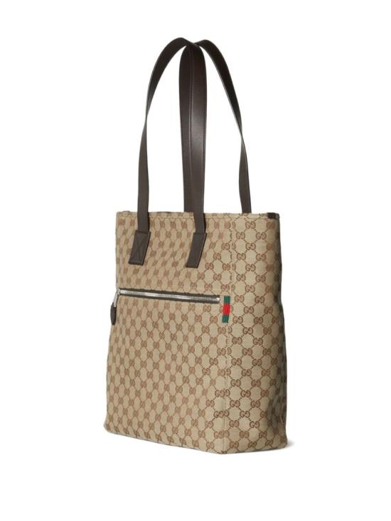 25FW 구찌 GG 캔버스 미디움 토트백 834796FAEPS9752 Neutrals - GUCCI