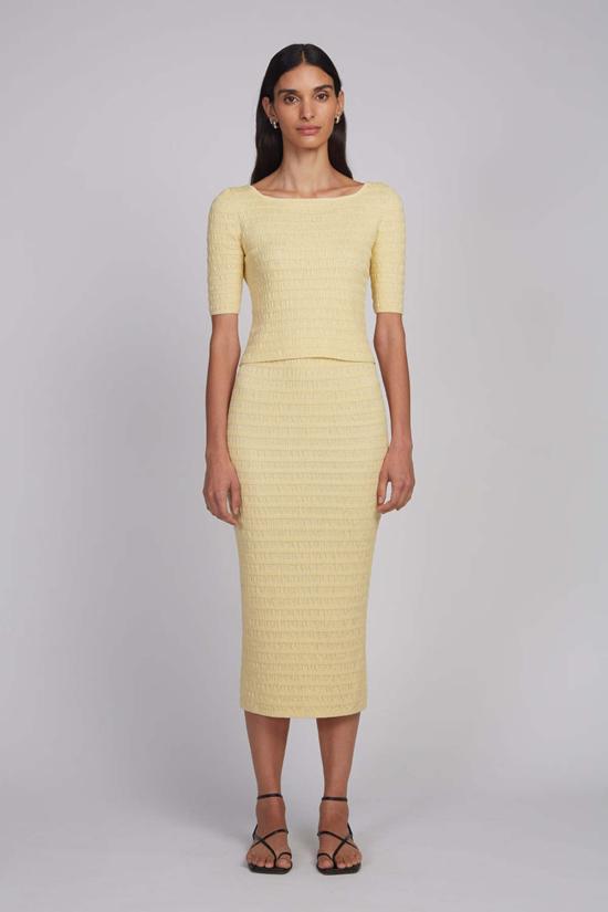  일레븐 식스 미디 스커트 캐리 튜브 스커트 - ELEVEN SIX