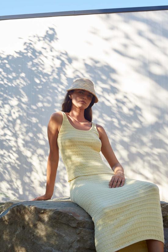  일레븐 식스 미디 스커트 캐리 튜브 스커트 - ELEVEN SIX