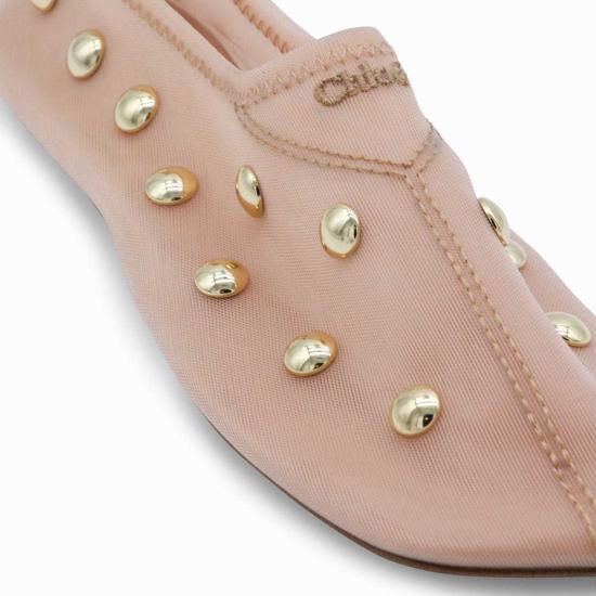  끌로에 플랫 슈즈 베이지 플랫 - CHLOE