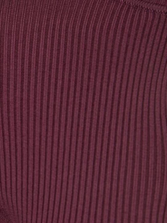 26SS 셀프 포트레이트 긴팔 티셔츠 RS26 138T Burgundy - SELF PORTRAIT