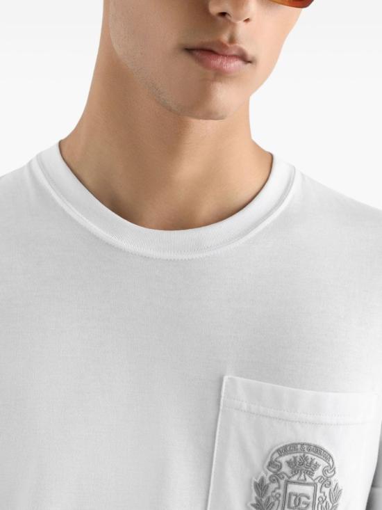 26SS 돌체앤가바나 반팔 티셔츠 G8RA2ZG7PZEW0800 White - DOLCE & GABBANA