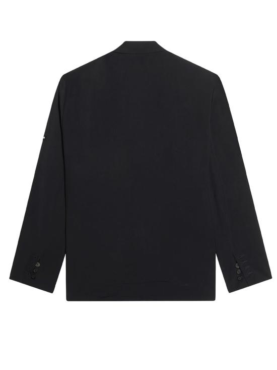 발렌시아가 수트 자켓 워시드 SB 비스코스 블레이저 블랙 - BALENCIAGA