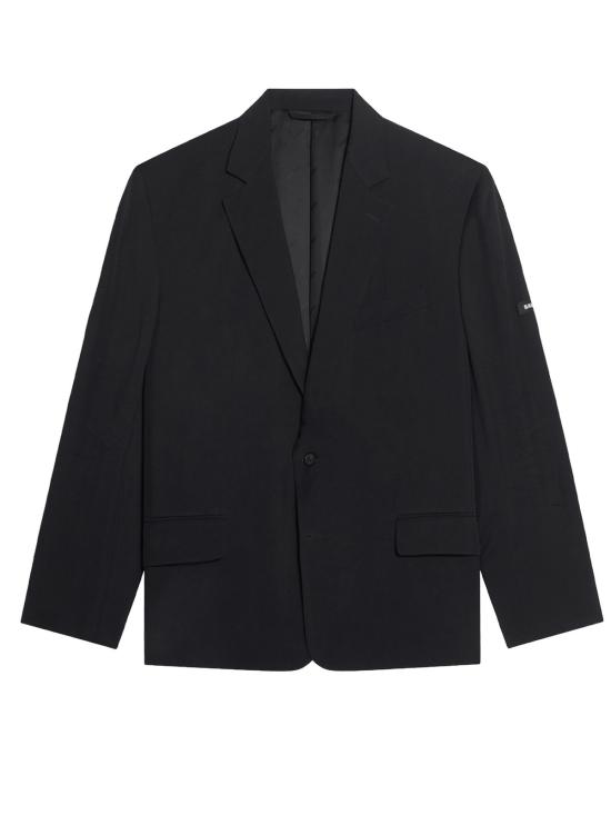  발렌시아가 수트 자켓 워시드 SB 비스코스 블레이저 블랙