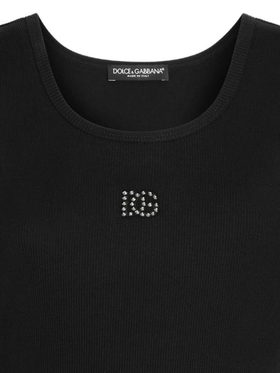 26SS 돌체앤가바나 민소매 티셔츠 F8V40ZGDDL8N0000 Black - DOLCE & GABBANA