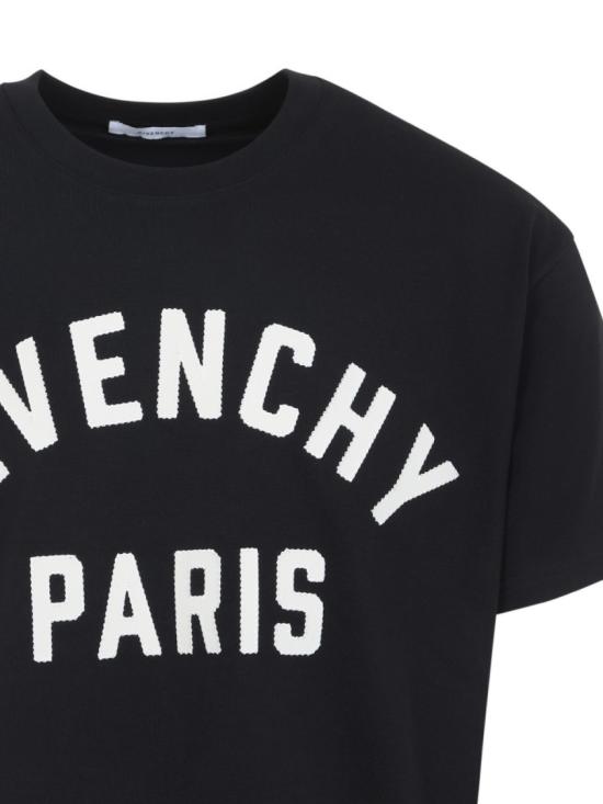 26SS 지방시 맥시 로고 코튼 티셔츠 BM71NK3YRS004 Black - GIVENCHY