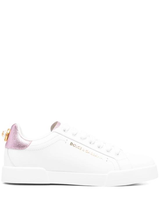 26SS 돌체앤가바나 카프스킨 나파 포르토피노 스니커즈 CK2329AN29887587 White