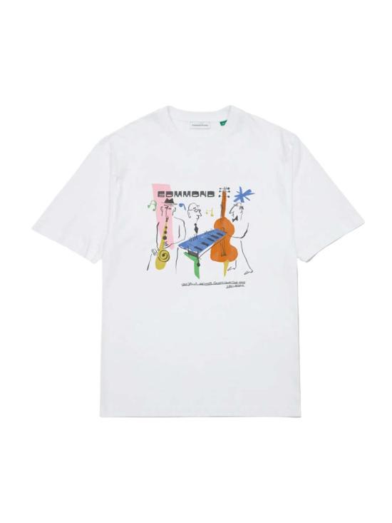  에드몬드 스튜디오 반팔 티셔츠 에드먼드 스튜디오 카세트 티셔츠 화이트