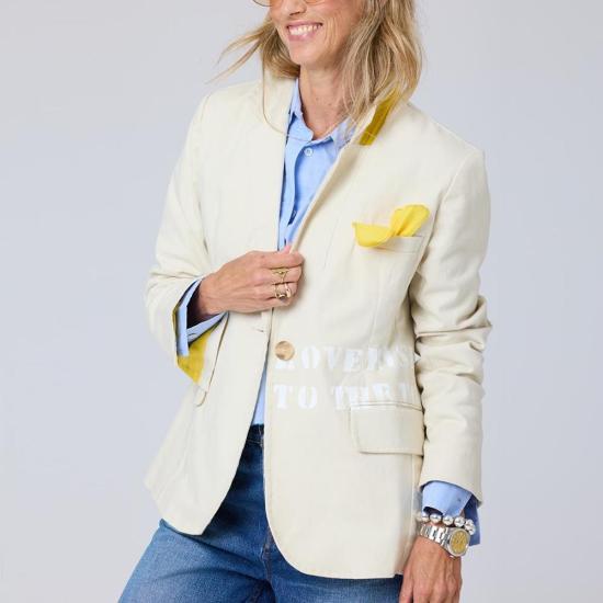  케리 로센탈 수트 자켓 케리 로젠탈 워크데이 러브 라이즈 투 더 탑 블레이저 - KERRI ROSENTHAL