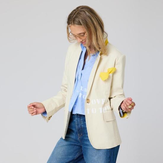  케리 로센탈 수트 자켓 케리 로젠탈 워크데이 러브 라이즈 투 더 탑 블레이저 - KERRI ROSENTHAL