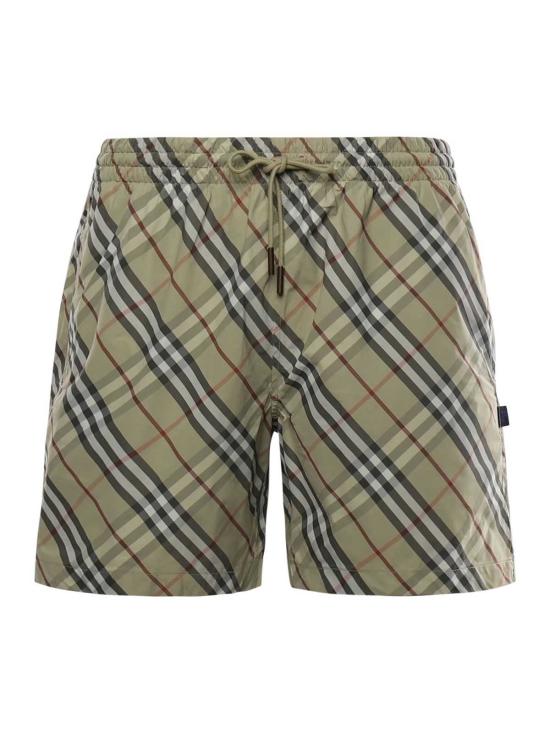  버버리 스윔팬츠 체크 수영복 글레이드 그린